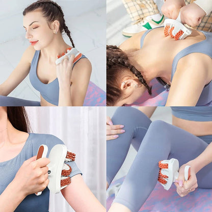LymphRoll - 2 - in - 1 Massageroller - Aktivierung der Tiefenmuskulatur & Hautstraffung - Lymphdrainage & Durchblutungsförderung - für Arme, Beine & Rücken - épure paris