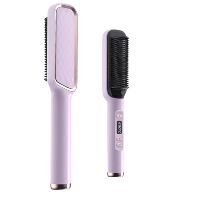 NovaBrush - 2 - in - 1 Glättbürste & Stylingkamm - frizzfreies & gesund glänzendes Haar, schont Haarstruktur & schnelles Glätten - ohne Hitzeschäden - épure paris