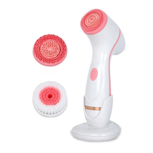 NovaClean Pro - 3 - in - 1 Gesichtsreinigungsbürste - revitalisiert müde & unreine Haut - Tiefenreinigung, Porenverfeinerung & Anti - Aging - épure paris