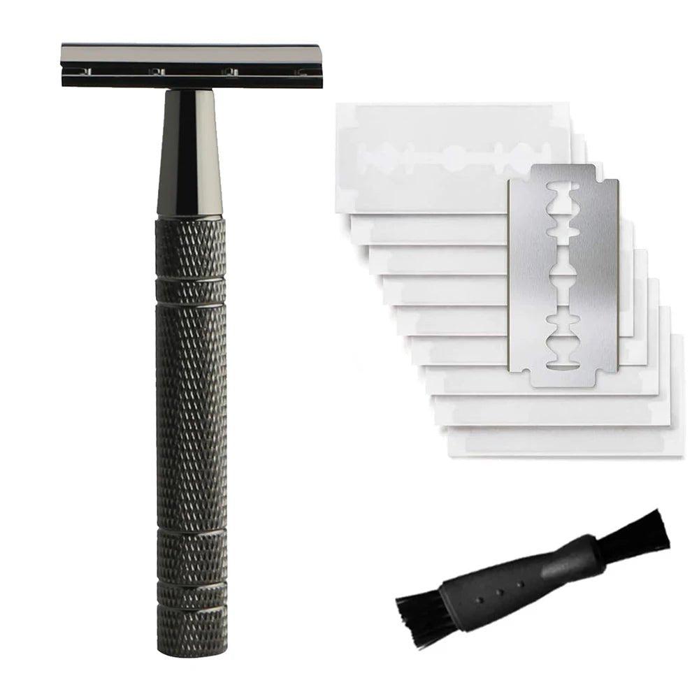 NovaShave - Rasierhobel aus Edelstahl - sicher, effektiv, hautschonend & nachhaltig - für Gesicht, Körper & Beine - épure paris