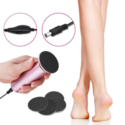 PureFeet - elektrischer Hornhautentferner - für glatte, gepflegte Füße - Entfernung von Hornhaut, Schwielen und trockener Haut - sanft & hygienisch - épure paris