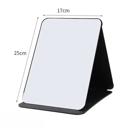 PureMirror - faltbarer Make - up - Spiegel mit Standfuß - klares Spiegelbild, platzsparend & verstaubar - ideal für Reisen und unterwegs - tägliche Beauty - Routine - épure paris