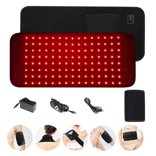 RedLux Pad - LED Rotlicht Wärmepad - fördert Hautstraffung, lindert Muskelschmerzen, & verbessert Durchblutung - Wärme - & Lichttherapie - épure paris