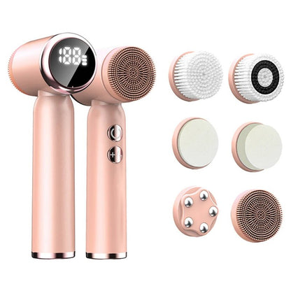 RejuvaBrush Pro - 5 - in - 1 Gesichtsreinigungsbürste - für strahlende, porentief gereinigte & entspannte Haut - porentiefe Reinigung & Glow - Effekt - épure paris