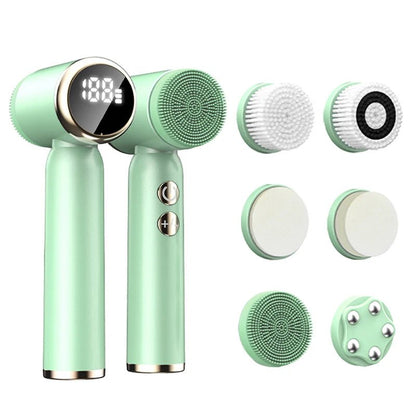 RejuvaBrush Pro - 5 - in - 1 Gesichtsreinigungsbürste - für strahlende, porentief gereinigte & entspannte Haut - porentiefe Reinigung & Glow - Effekt - épure paris