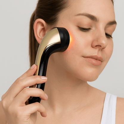 SlimGlow Pro - 4 - in - 1 EMS Ultraschallgerät - straffe Haut, weniger Falten & Lifting - Effekt - Gesicht & Körper - épure paris