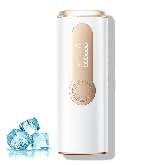 VelvetSkin Pro - IPL Haarentfernungsgerät mit Eiskühlung - sanfte, dauerhafte & hautschonend Haarentfernung - für empfindliche Haut - alle Körperzonen & Intimbereich - épure paris